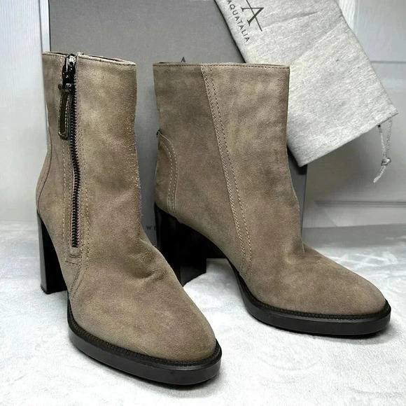 Aquatalia SZ 10 Taupe Ilenia Boots - Picture 1 of 8